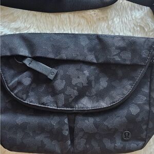 lululemon athletica Black Messenger Bag